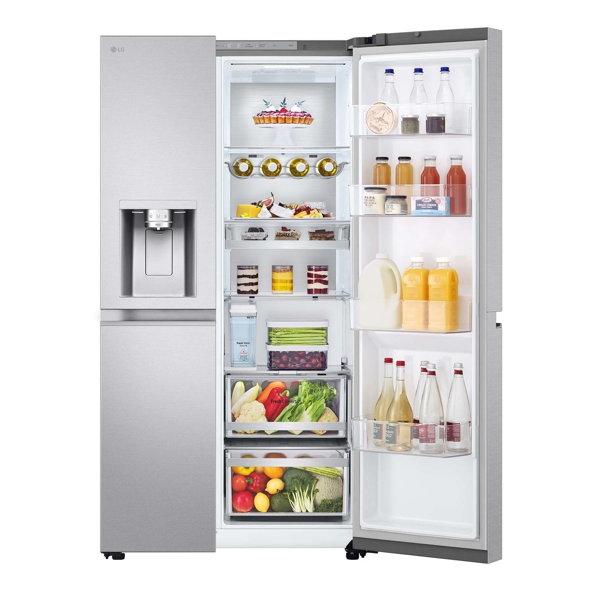 Frigorífico Americano LG GSLE91MBAC No Frost, Door Cooling, com Dispensador e de 179 cm - Prime Silver Silver-11