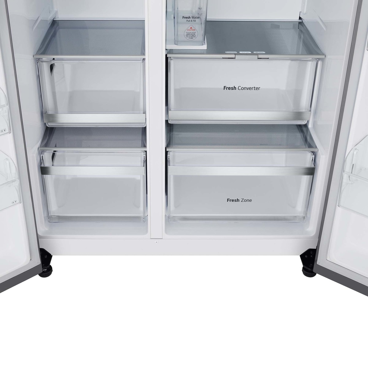 Frigorífico Americano LG GSLE91MBAC No Frost, Door Cooling, com Dispensador e de 179 cm - Prime Silver Silver-12