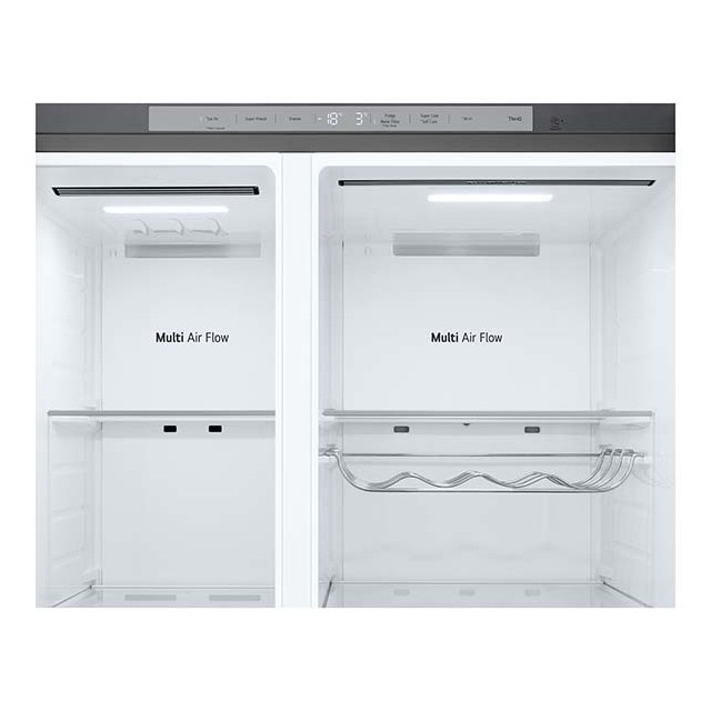 Frigorífico americano LG Smart Inverter Compressor, 179 cm,  con dispensador con toma de agua, inox- GSXE80PYBD Acero antihuellas-14