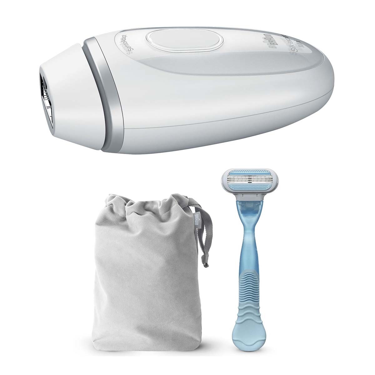 Depiladora de Luz Pulsada IPL Braun Silk-Expert Mini Pl1124 Multizonas - Branco Branco-1