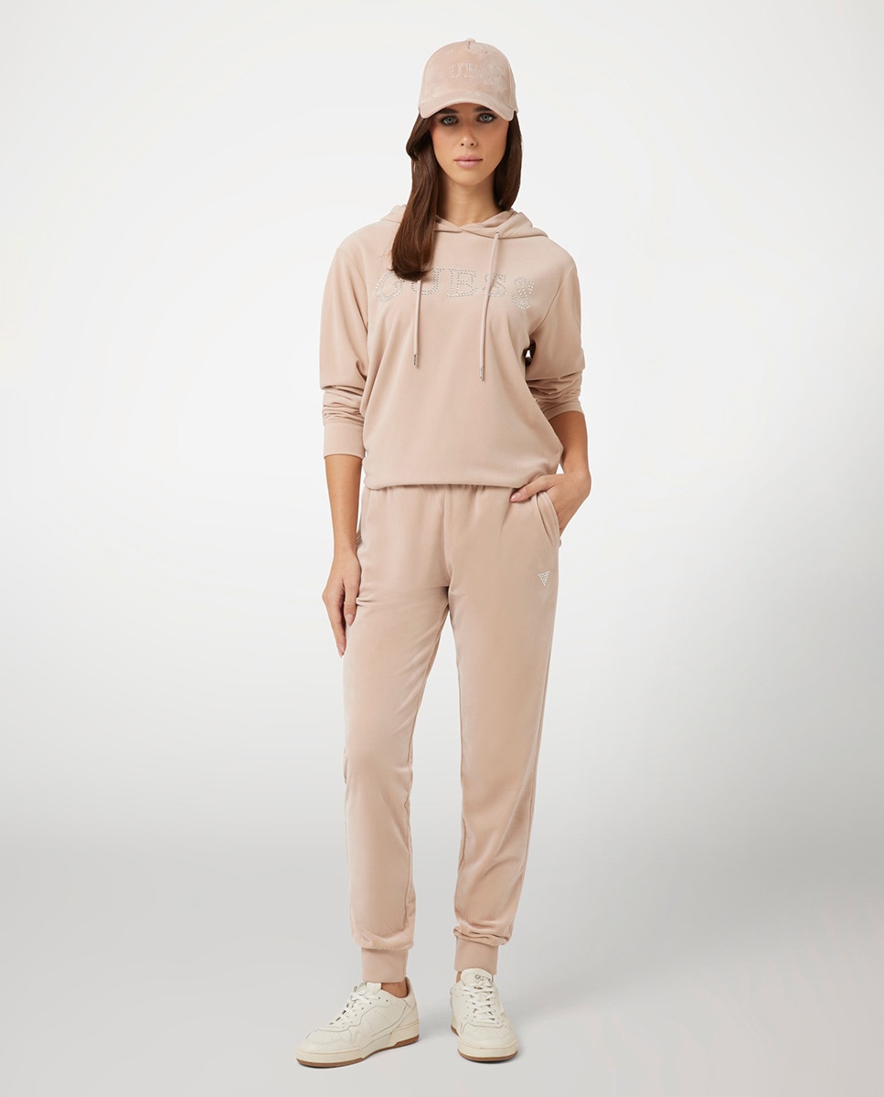 Sweatshirt com Capuz Creme-6