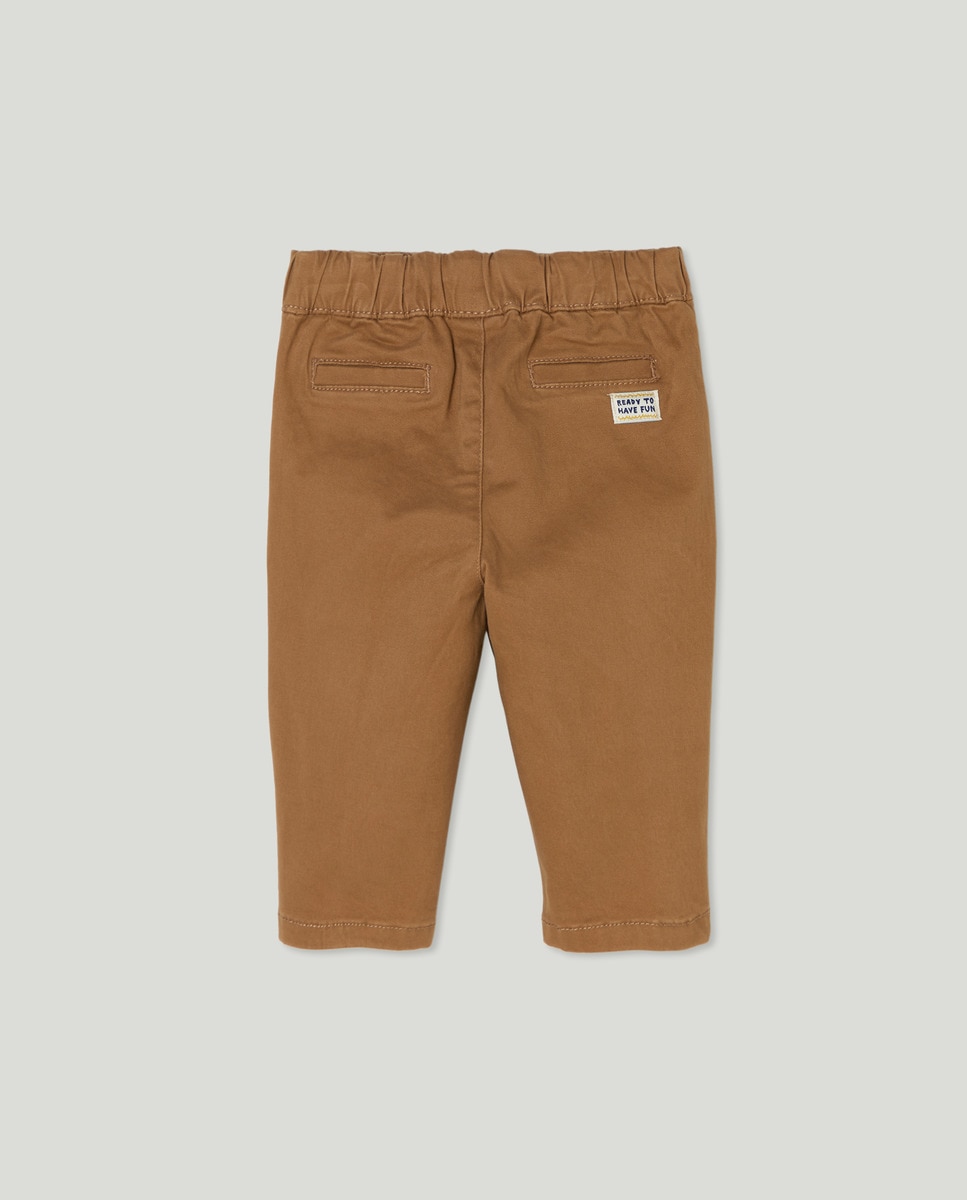 Calças Chino de Bebé Toffee-2