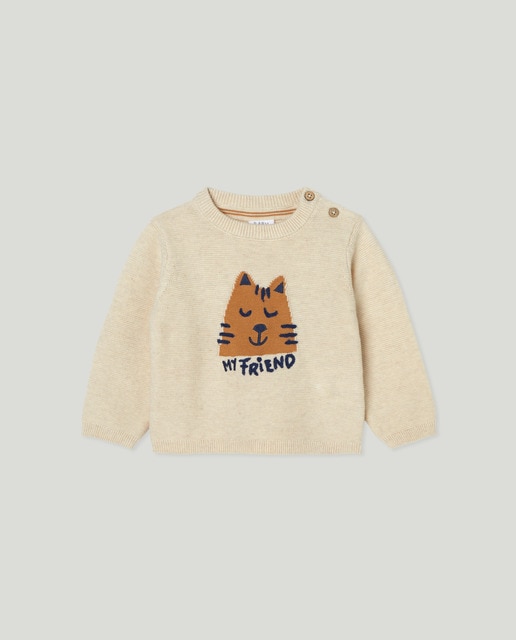 Imagen 0 de Jersey de bebé niño con intarsia