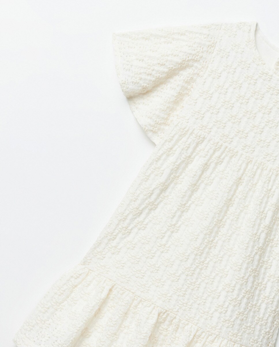 Vestido com Estrutura Cru-7