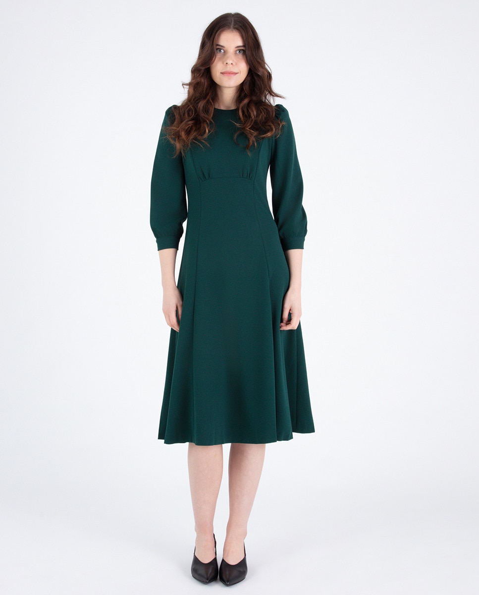 vestidos calvin klein verde