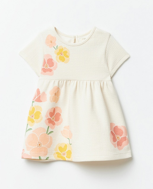 Imagem 0 de Vestido de Piqué Floral