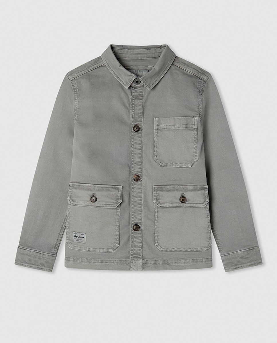 Sobrecamisa de Criança Melbert Cinzento-claro-1