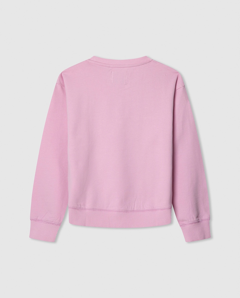 Sweatshirt Hana Crew Fúcsia-2