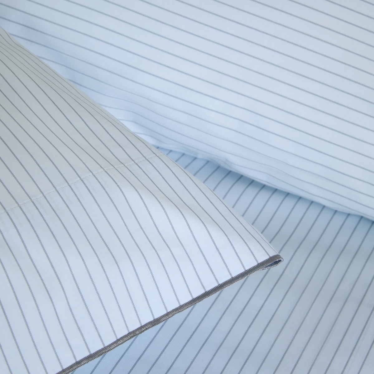 Conjunto de Lençóis de Algodão Loft Azul-4