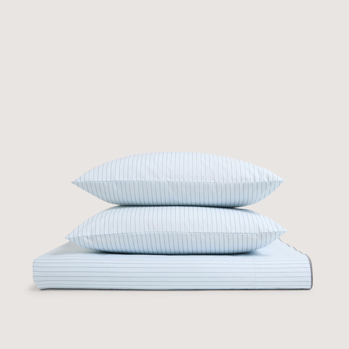 Conjunto de Lençóis de Algodão Loft Azul-2