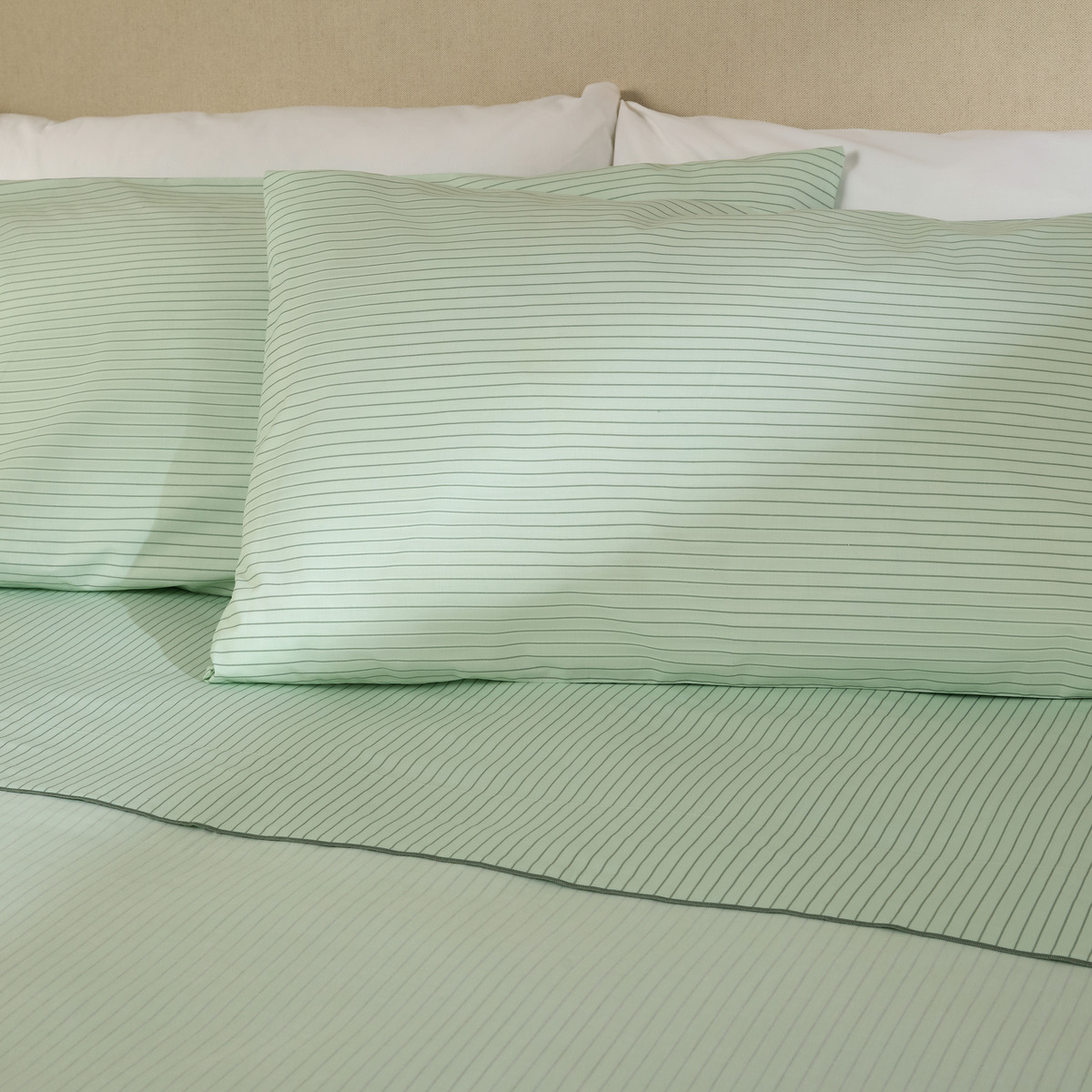 Conjunto de Lençóis de Algodão Loft Verde-1