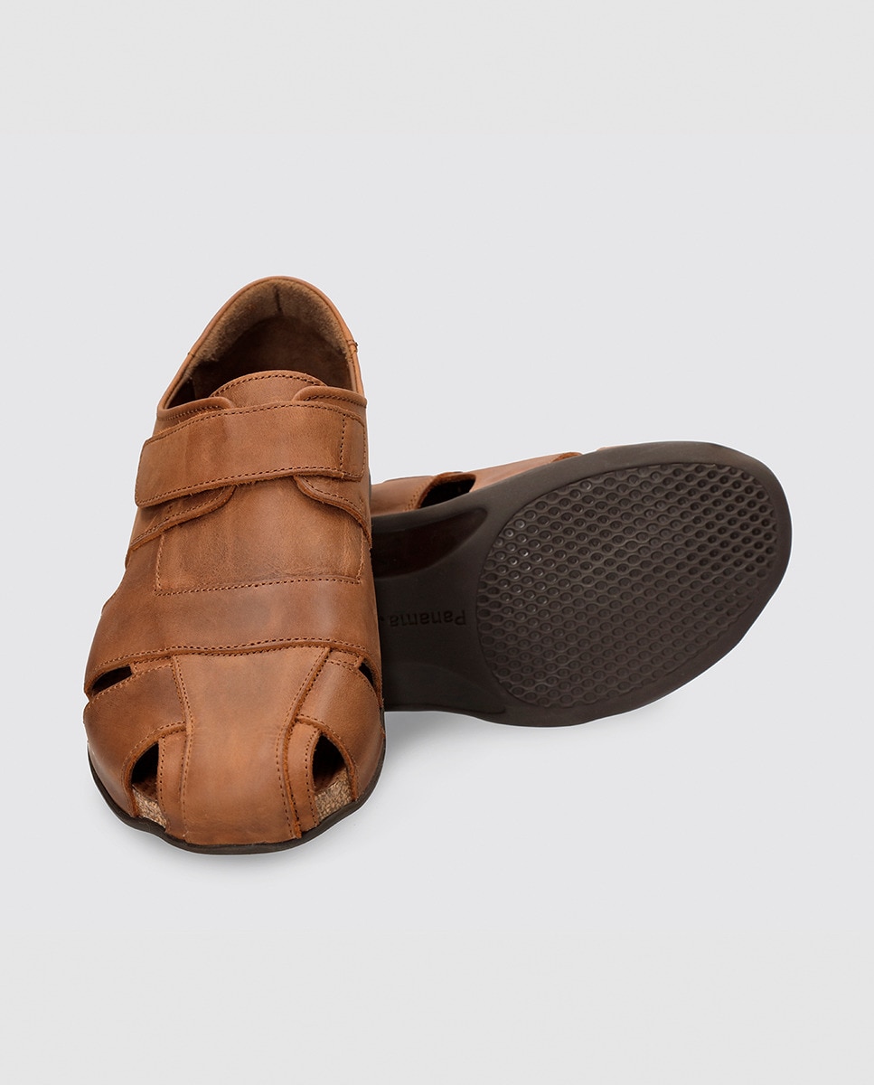 Sandálias em Pele com Forro de Pele Couro-3