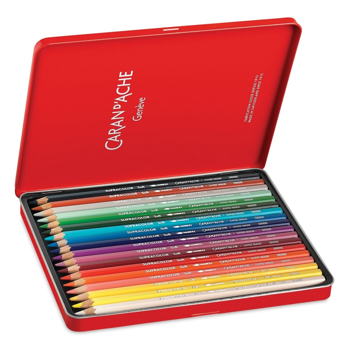 Caran d'Ache Supracolor Soft Aquarelle Pencils - Cores Sortidas, Conjunto de 18, Edição Especial 3