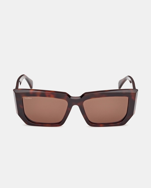 Imagen 0 de Gafas de sol de mujer rectangulares en acetato en negro