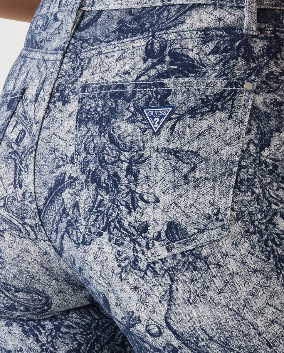 Jeans Estampadas Azul-4
