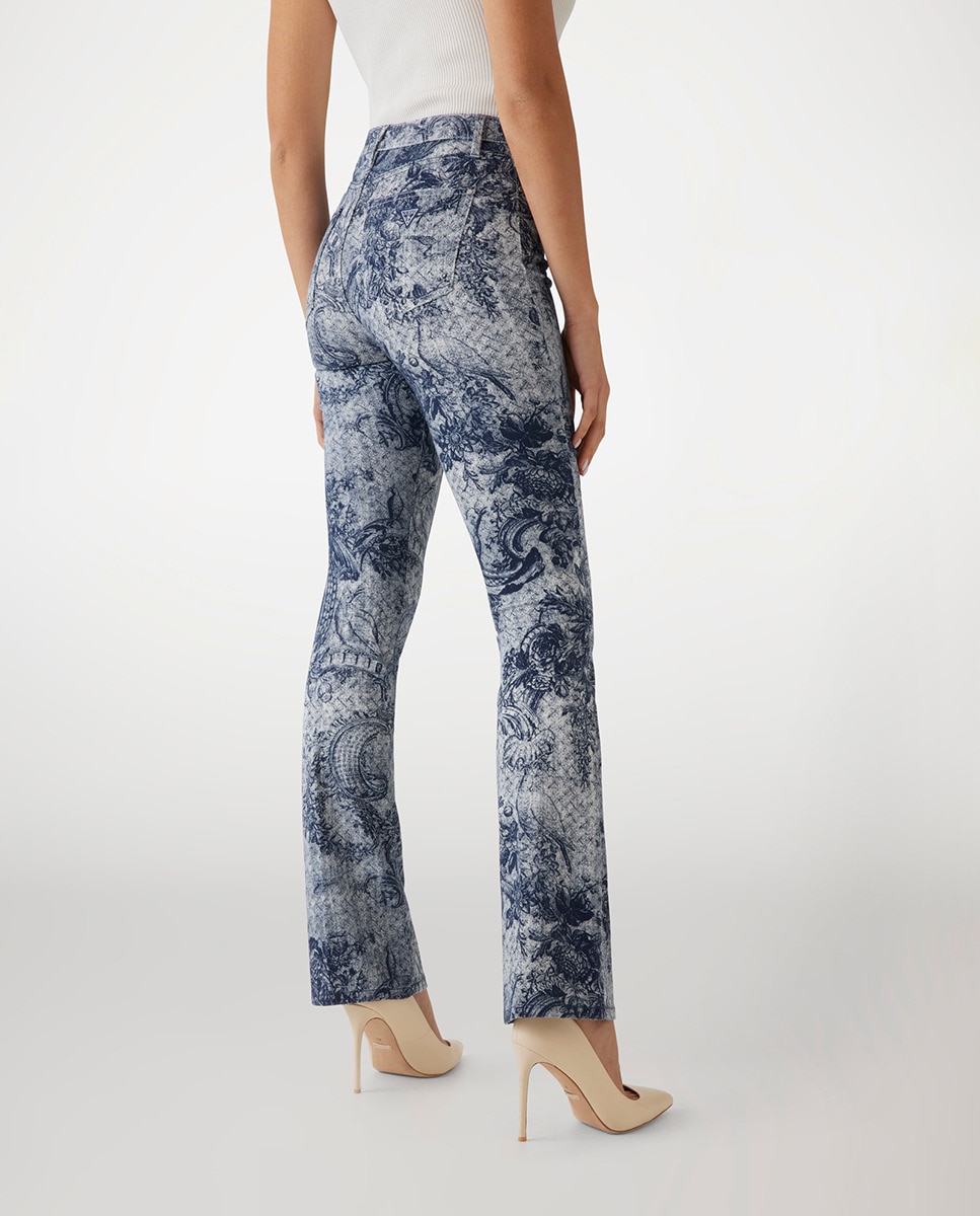 Jeans Estampadas Azul-3