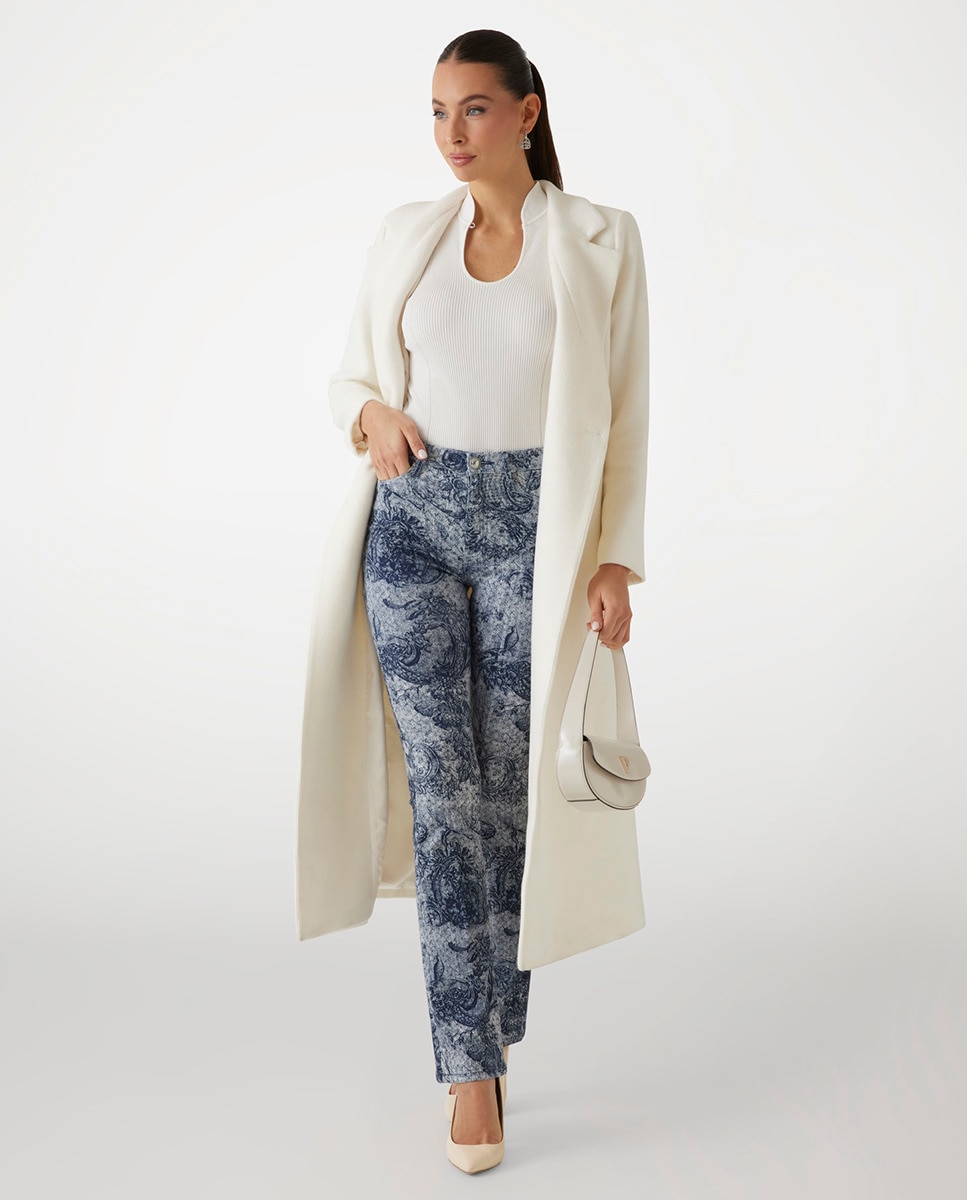 Jeans Estampadas Azul-1