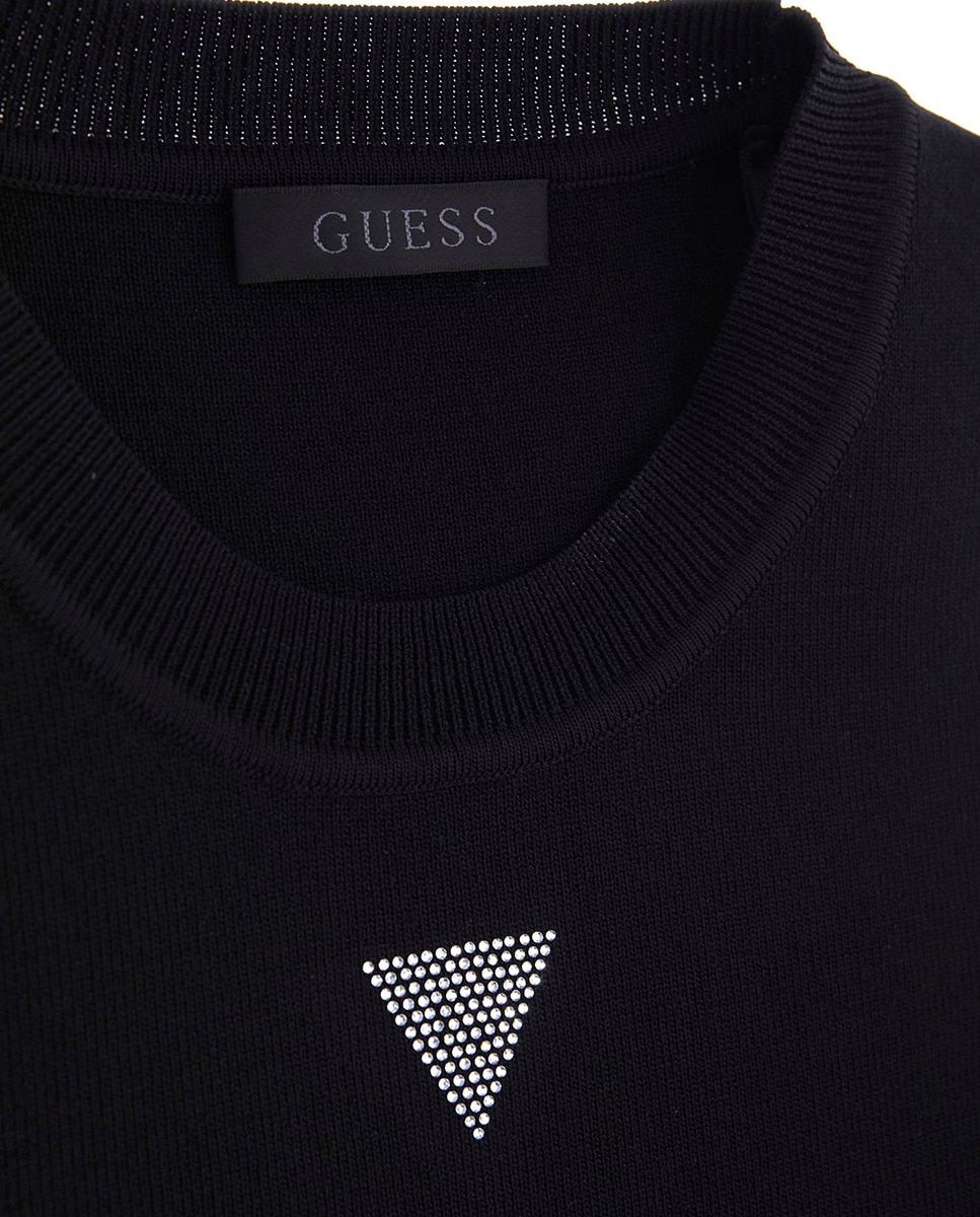The Attico T-Shirt A Maniche Corte JEWEL Con Spalle Imbottite E Cutouts