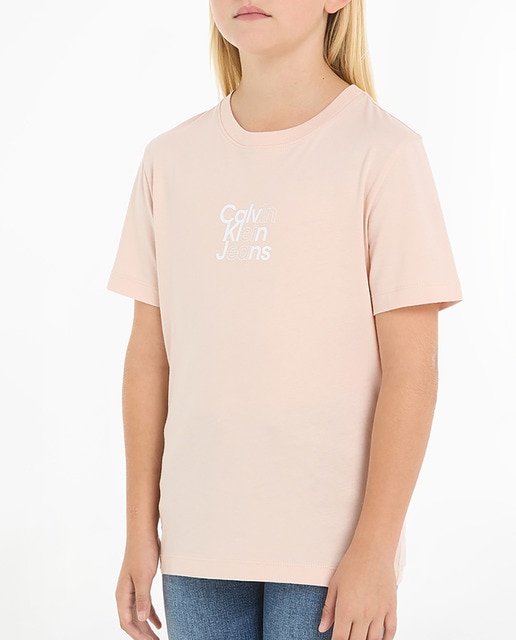 Imagen 0 de Camiseta de color rosa de niña