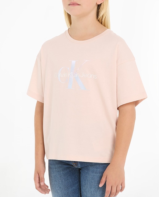 Imagen 0 de Camiseta de color rosa de niña