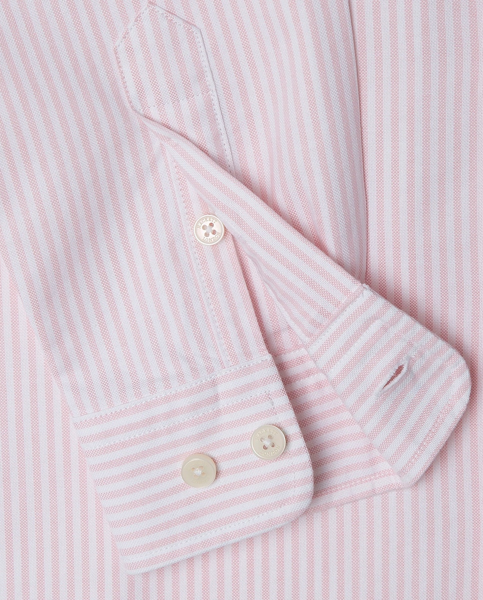 Camisa Oxford Stripe Coral-8