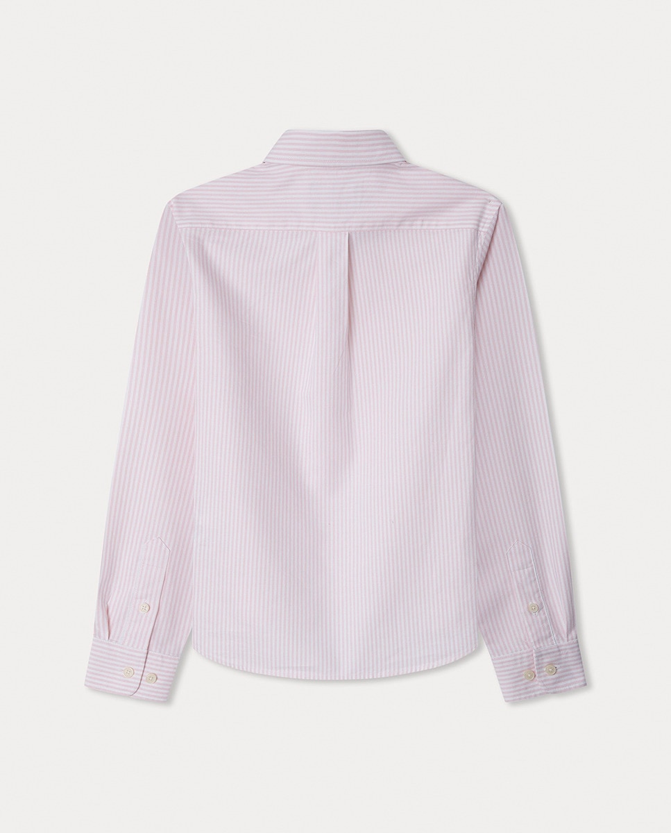 Camisa Oxford Stripe Coral-6