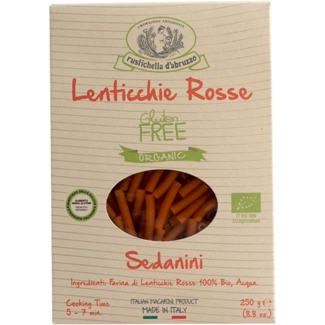 Massa de Lentilhas sem Glúten embalagem 250 g - Rustichella