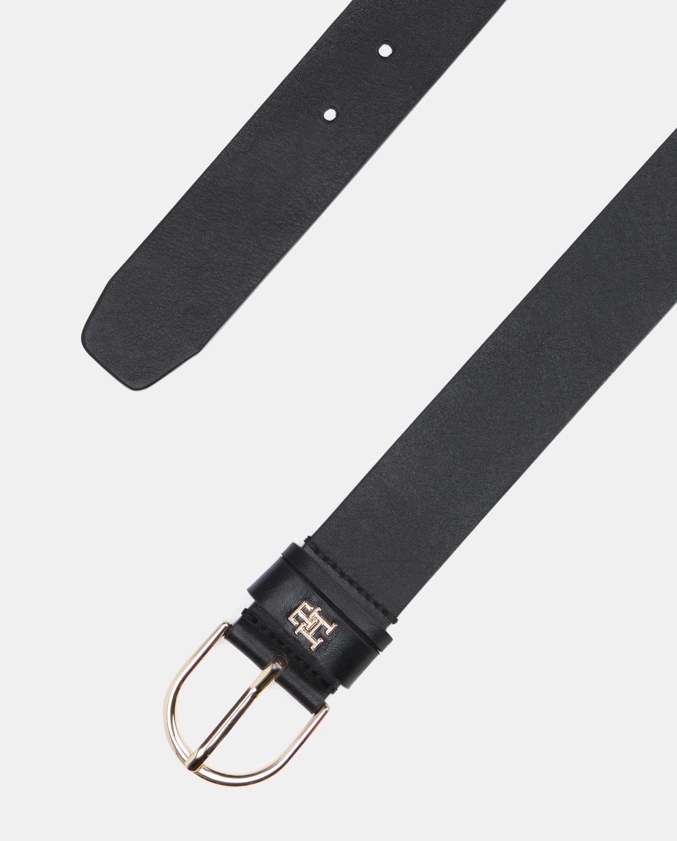 Cinto em Pele - Preto Preto-3