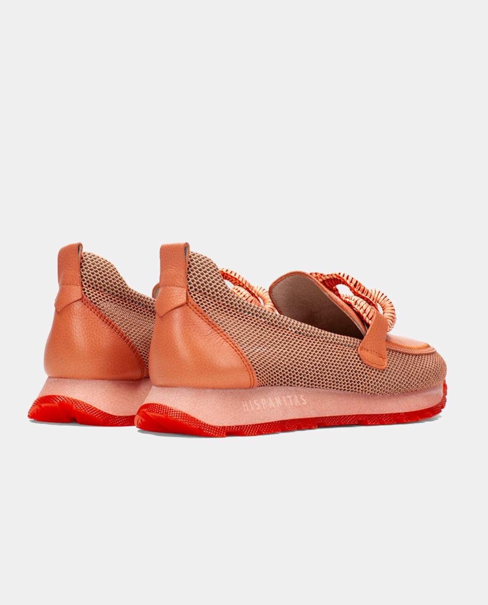 Mocassins Desportivos Laranja-3