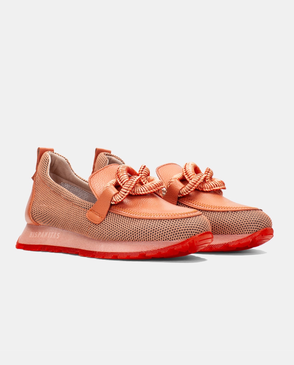 Mocassins Desportivos Laranja-2