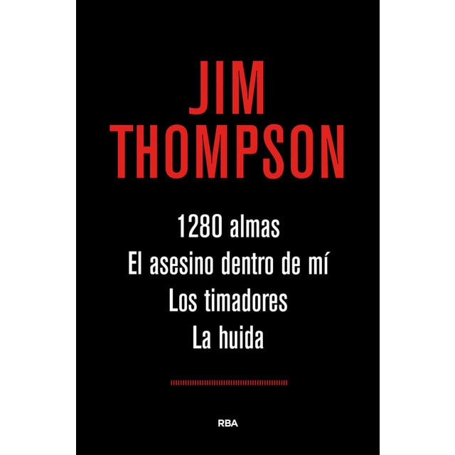 Imagen 0 de Ómnibus Jim Thompson: 1280 almas, El asesino dentro de mí, Los timadores, La huida  (Tapa dura)