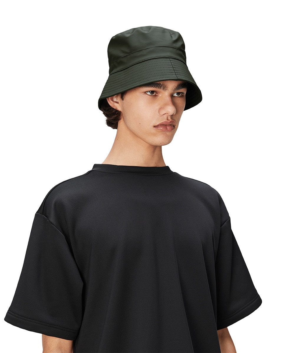 Chapéu para a Chuva Bucket Hat Verde-3