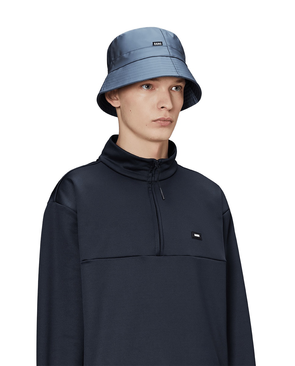 Chapéu para a Chuva Bucket Hat Azul-marinho-2