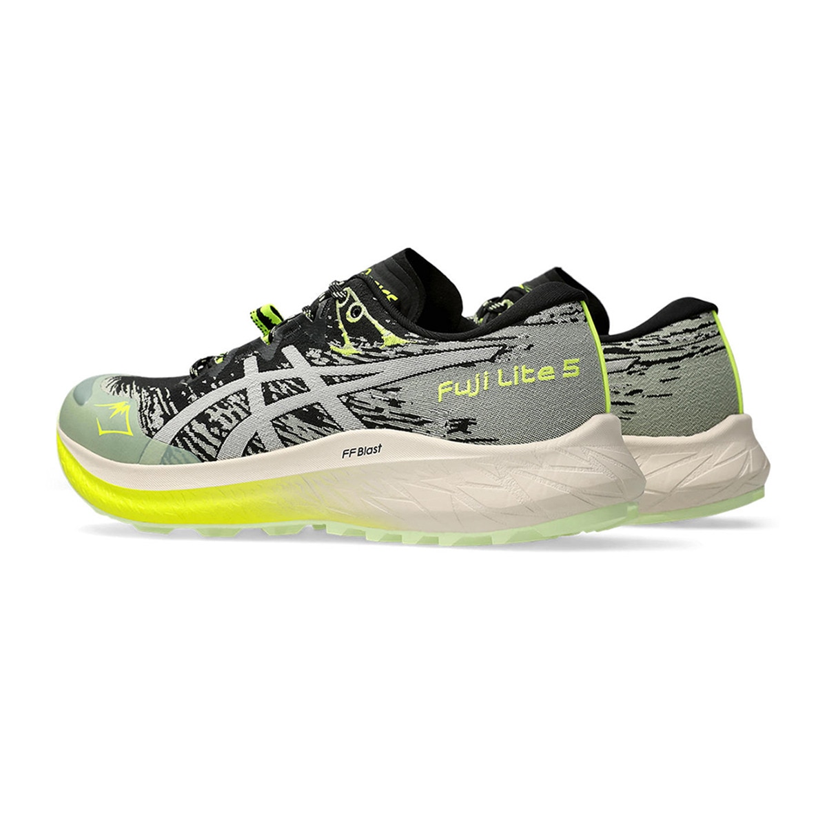 Sapatilhas de Trail Running de Mulher Fuji Lite 5 Preto / Bege-7