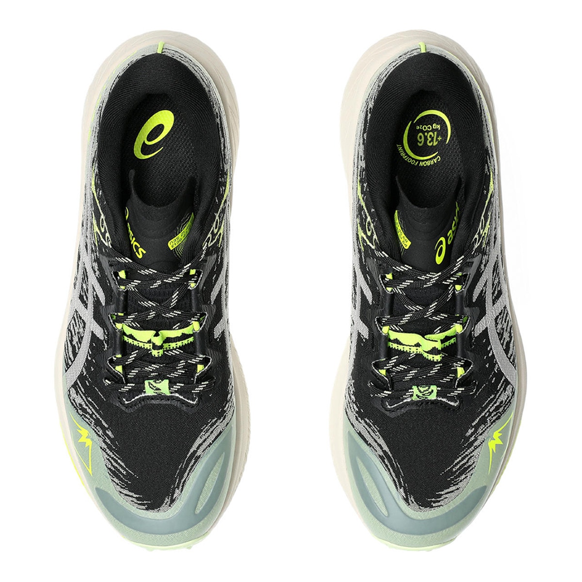 Sapatilhas de Trail Running de Mulher Fuji Lite 5 Preto / Bege-3