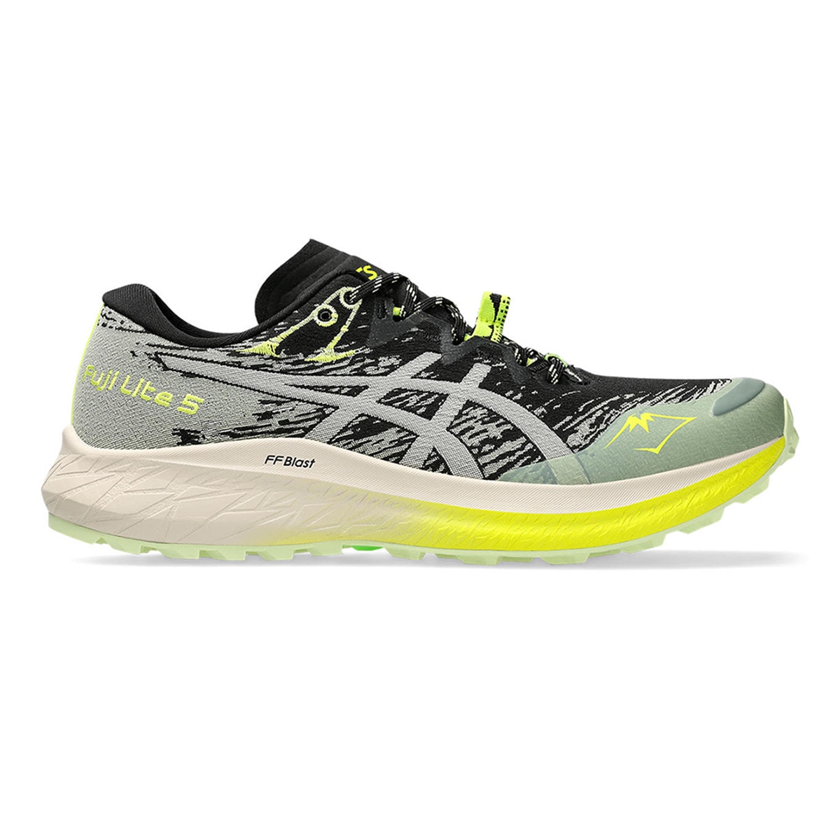 Sapatilhas de Trail Running de Mulher Fuji Lite 5 Preto / Bege-1