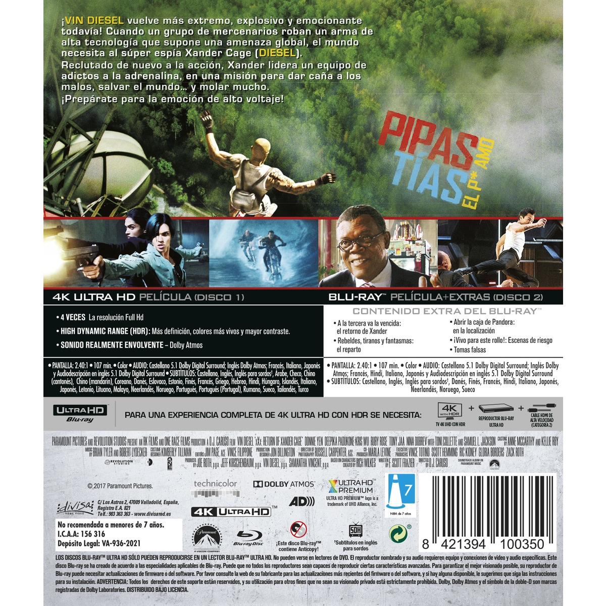 XXX: Reactivated (4K Ultra HD + Blu-Ray) 2