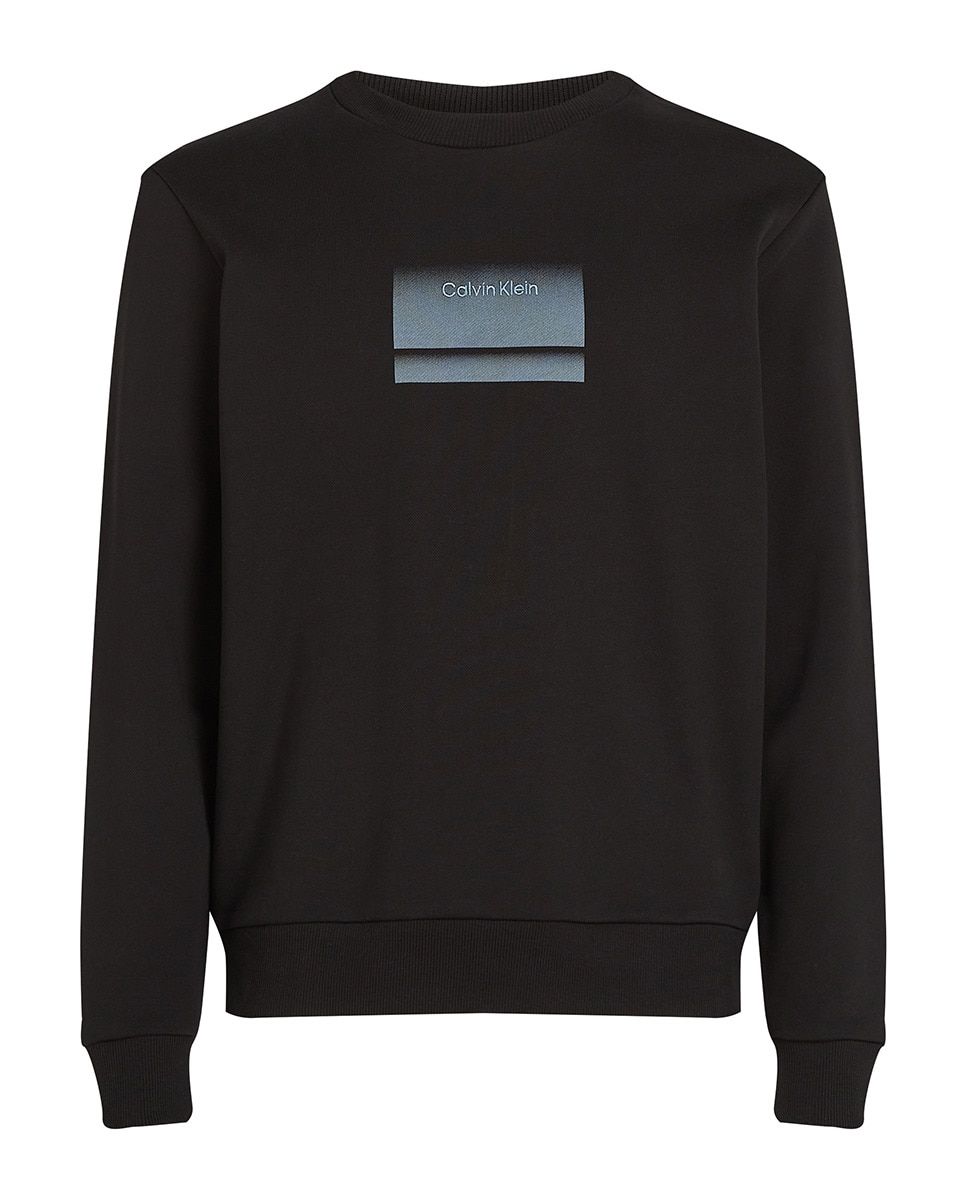Sweatshirt com Logótipo em Degradé Preto-4
