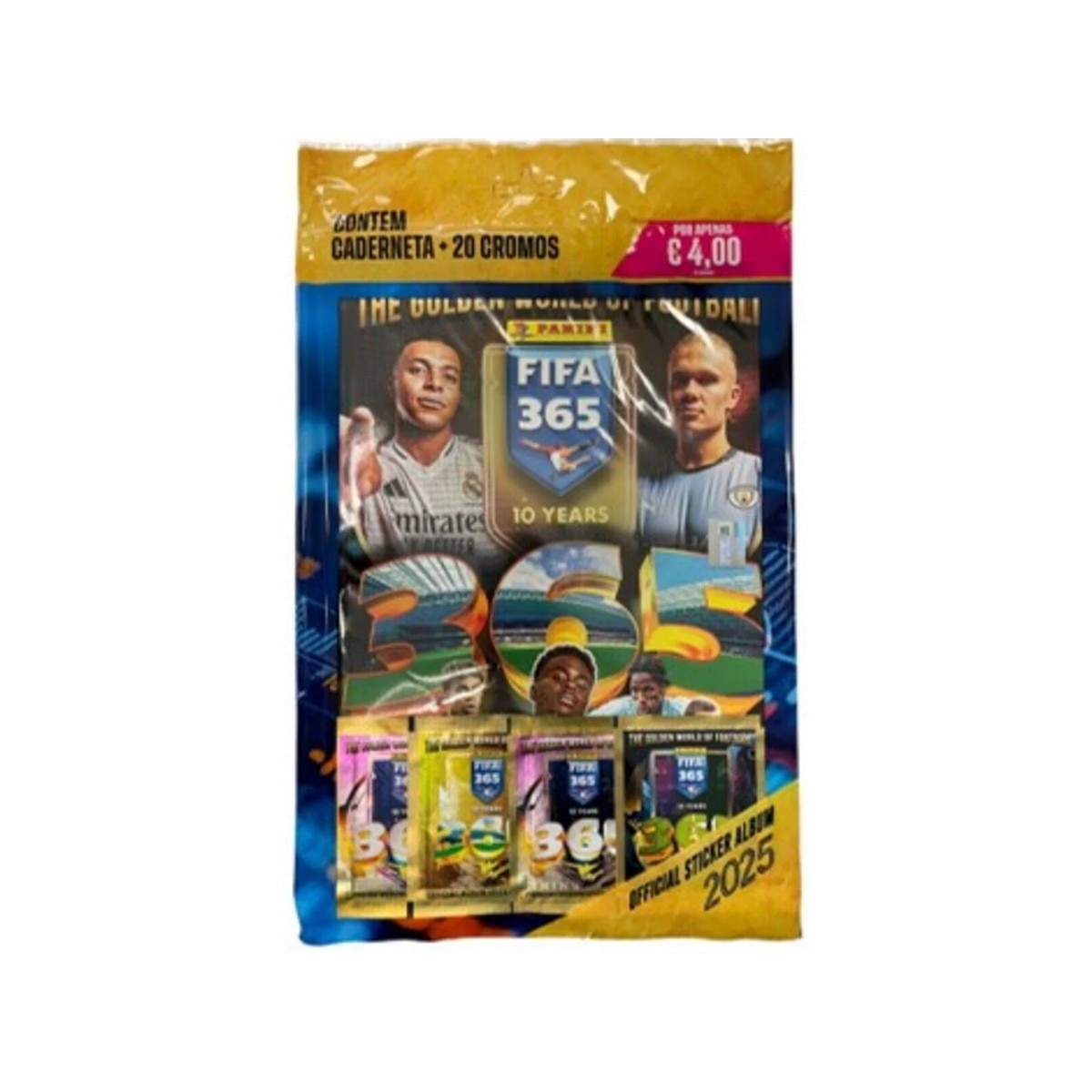 Megapack caderneta 4 saquetas panini fifa 365 2025 1