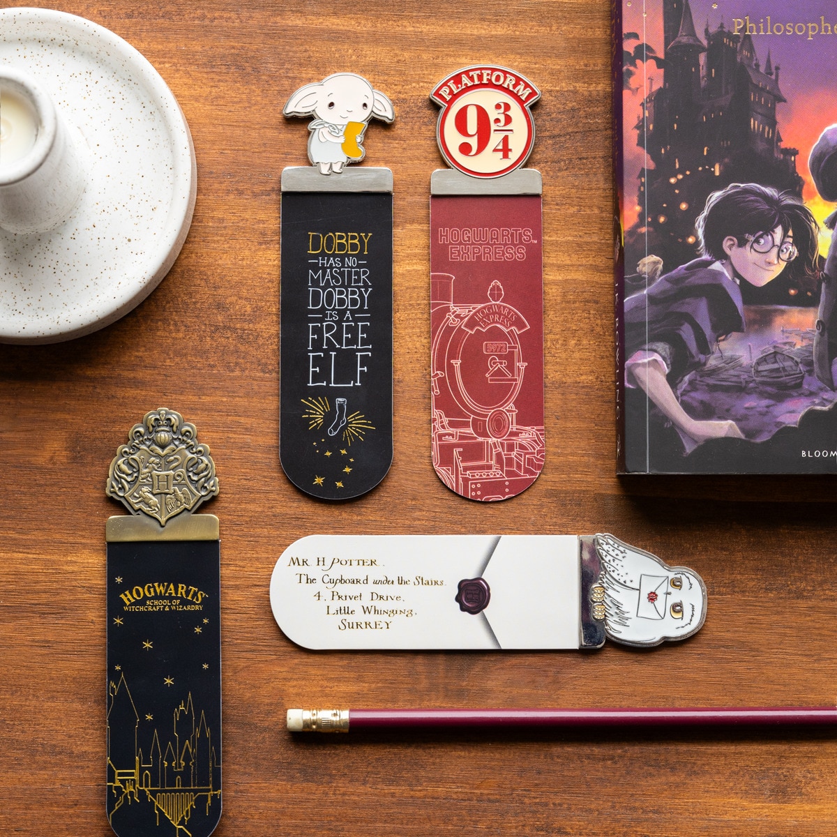 Set 4 Marcapaginas Harry Potter 4