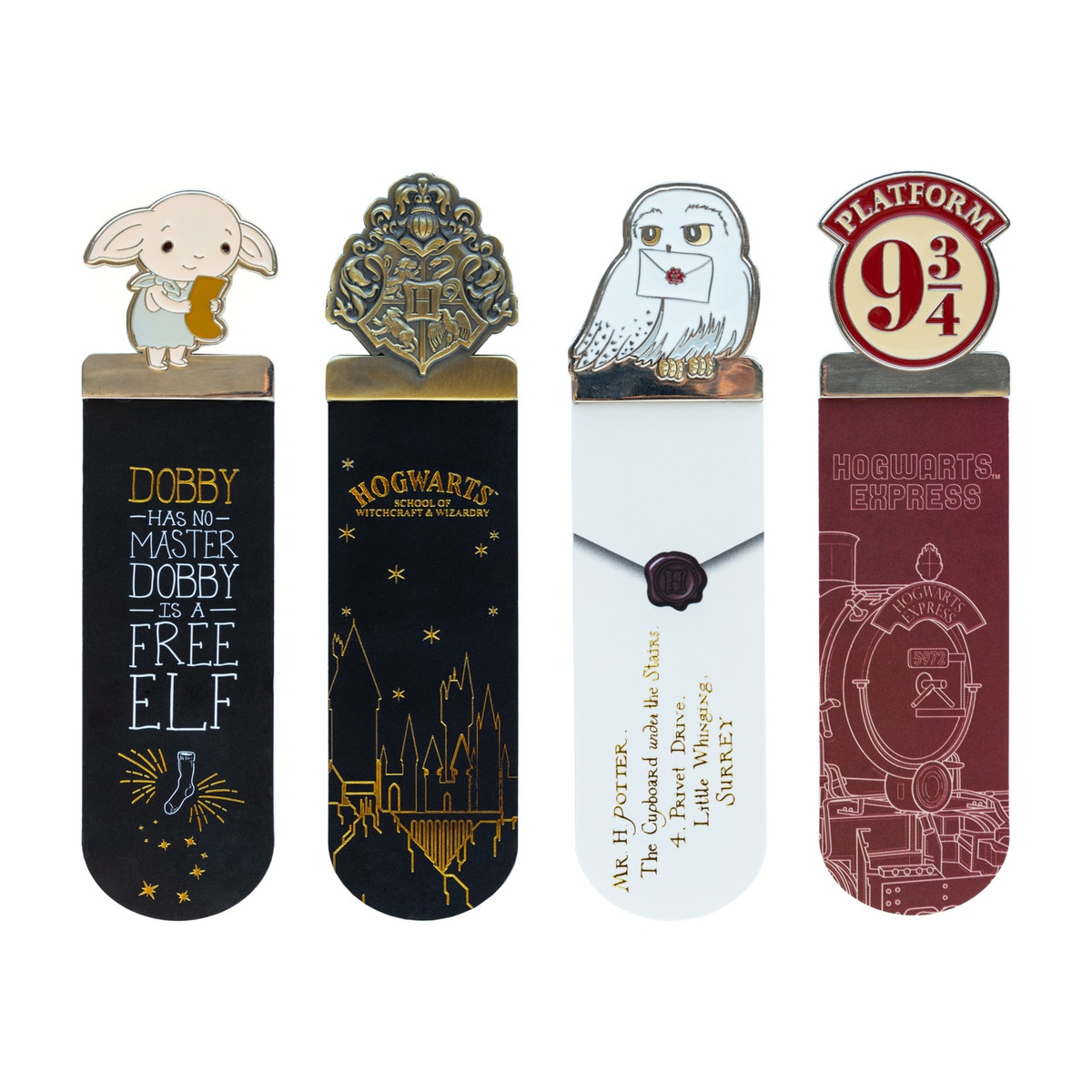 Set 4 Marcapaginas Harry Potter 2