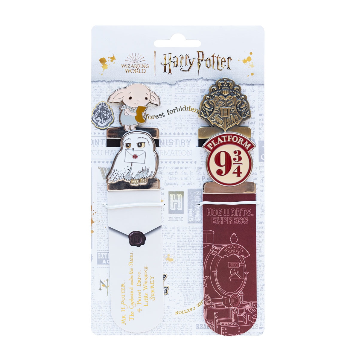 Set 4 Marcapaginas Harry Potter 1
