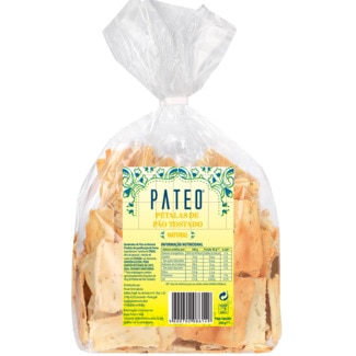 Pétalas de Pão Tostado embalagem 250 g - Pateo