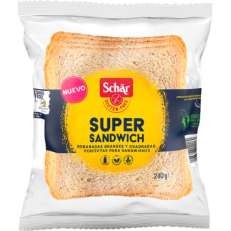 Pão Super Sandwich sem Glúte em Fatias embalagem 280 g - Schar