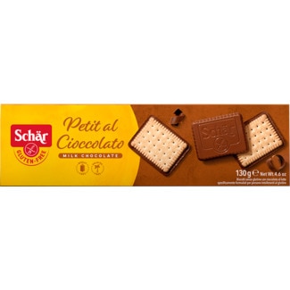 Bolachas Sem Glúten de Chocolate embalagem 130 g - Schar
