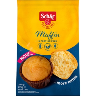 Muffins sem Glúten e sem Lactose embalagem 225 g - Schar