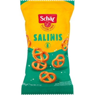 Aperitivos Tranças Salgadas embalagem 60 g - Schar