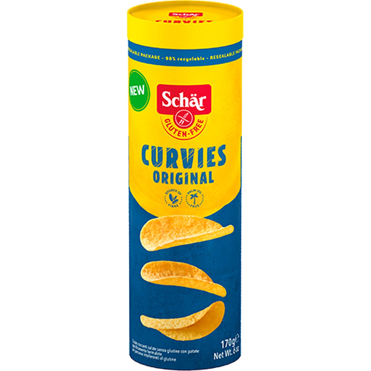 Batatas sem Glúten Originais embalagem 170 g