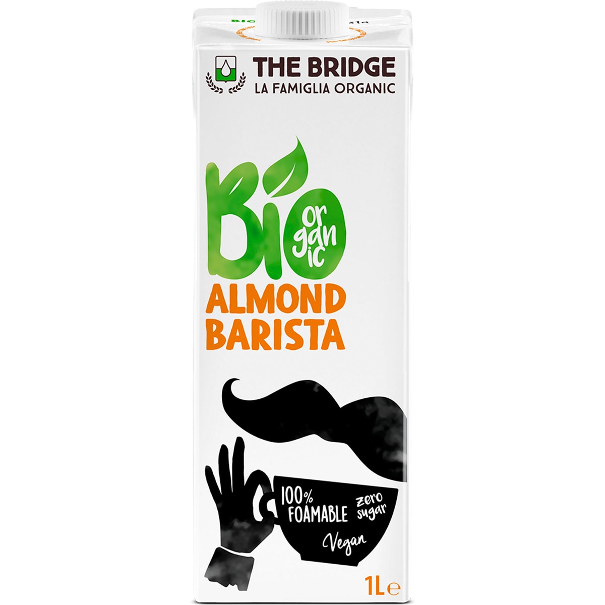 Bebida Bio de Amêndoa Barista embalagem 1 L