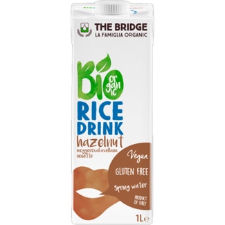 Bebida Bio de Arroz e Avelã embalagem 1 L - The Bridge